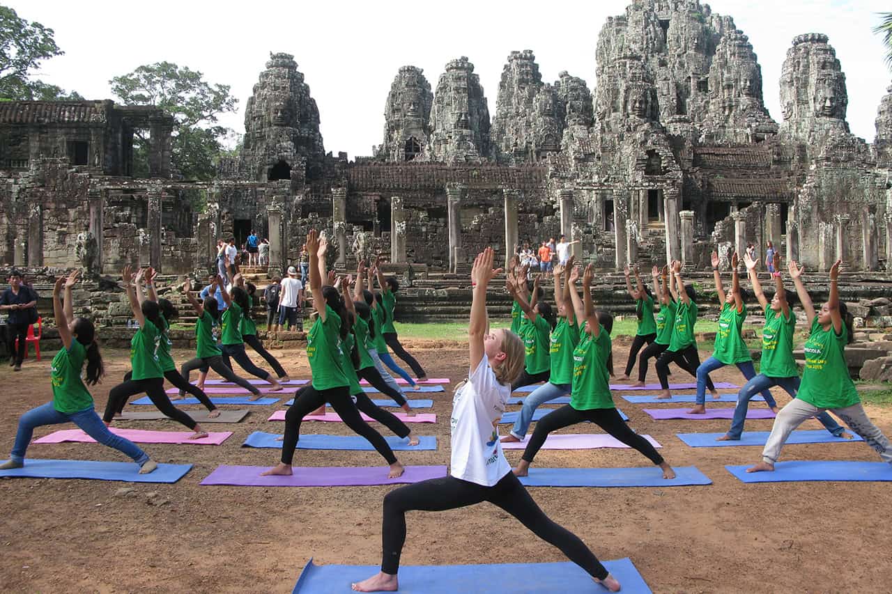 Places in Siem Reap - Yoga class taking place in Siem Reap Cambodia